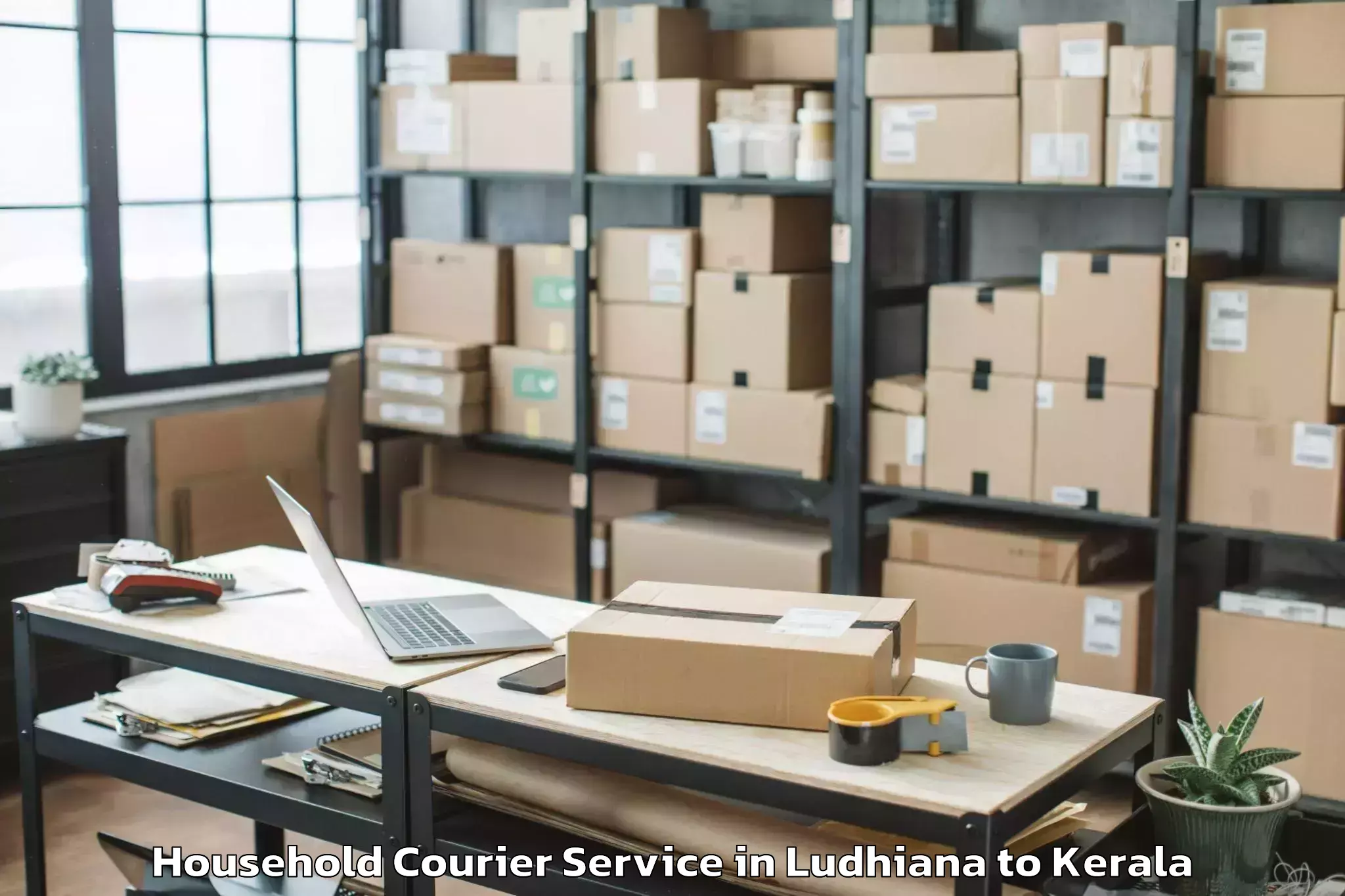 Quality Ludhiana to Adoor Household Courier